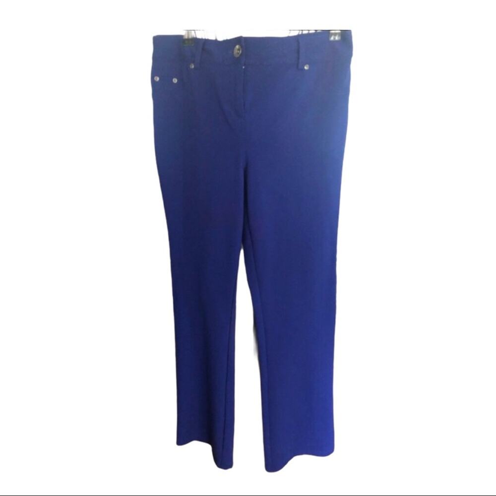 Style & Co. Royal Blue Straight Leg Trousers